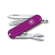Нож-брелок Victorinox Classic SD Colors, 58 мм, 7 функций, "Tasty Grape"