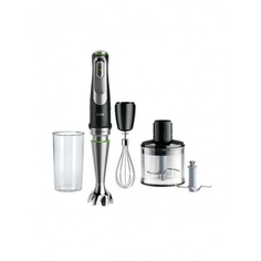 Блендер погружной Braun MQ9135XI черный/серебристый