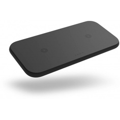 Беспроводное зарядное устройство ZENS Dual Fast Wireless Charger 2 x 10W Slim. Цвет: черный.