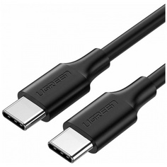 Кабель UGREEN US286 (50997) USB-C 2.0 Male To USB-C 2.0 Male 3A Data Cable. 1 м. черный