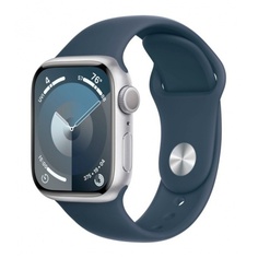 Умные часы Apple Watch Series 9 41mm Silver/Blue M/L (MR913LL/A)