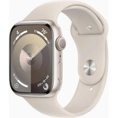 Умные часы Apple Watch Series 9 45mm Starlight M/L (MR973ZP/A)