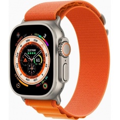 Умные часы Apple Watch 8 Ultra 49mm Titanium Case with Orange (MQEV3LL/A)
