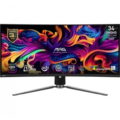 Монитор MSI 34.18" MAG 341CQP QD-OLED Black (9S6-3DD04T-010)