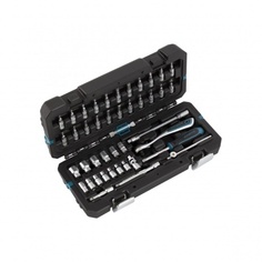 Набор инструментов, 1/4", CrV, 120 зубьев, 42 предмета// Gross