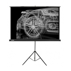 Экран напольный Cactus Triscreen CS-PST-124X221 черный