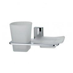 Держатель стаканчика и мыльница WasserKRAFT Leine 5026 9060419 хорошее состояние;
