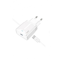 Сетевое зарядное устройство PERO TC04 1USB 2.1A + MICRO-USB CABLE белый ПЕРО