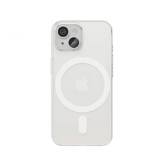 Чехол защитный VLP Crystal case с MagSafe для iPhone 14Plus/15Plus, прозрачный