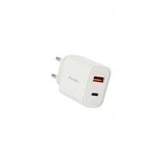 Сетевое зарядное устройство PAVAREAL PA-WC16, USB 2.4А + Type-C PD20W, белое отличное состояние;