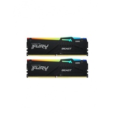 Память оперативная DDR5 Kingston FURY Beast Black RGB EXPO CL36 32Gb PC41600, 5200Mhz, (KF552C36BBEAK2-32)