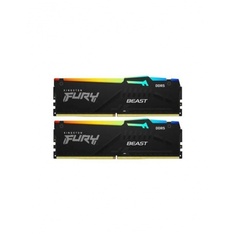Оперативная память Kingston FURY Beast Black RGB CL40 (Kit of 2) DDR 5 DIMM 64Gb 5600Mhz (KF556C40BBAK2-64)