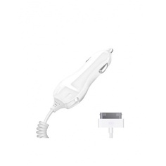 Автомобильное зарядное устройство Deppa 30-pin для Apple 1A белый