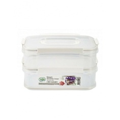 Органайзер SMART белый 2 секции 16.5x23.3x14см HOBBY LIFE HL021389W