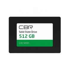 Накопитель SSD CBR 2.5" Lite 512GB SATA-III 3D NAND TLC (SSD-512GB-2.5-LT22)
