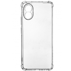Клип-кейс PERO силикон для Oppo A78 прозрачный усиленный ПЕРО