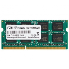 Память оперативная DDR3 Foxline 8Gb 1600MHz (FL1600D3S11L-8G)