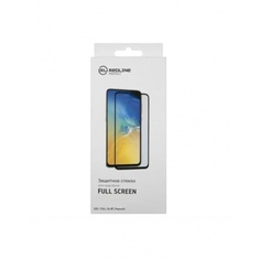 Стекло защитное Red Line Samsung Galaxy S21 FE Full Screen (3D) tempered glass FULL GLUE черный УТ000029498