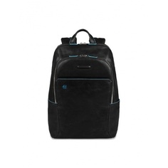 Рюкзак унисекс Piquadro Blue Square, черный натур.кожа CA3214B2/N