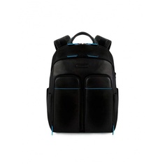 Рюкзак мужской Piquadro Blue Square, черный натур.кожа CA5574B2V/N