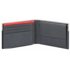 Кошелек Piquadro Urban, серый/черный, 13x9x2 см PU1392UB00R/GRN