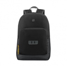 Рюкзак Wenger Crango 16", черный, переработанный ПЭТ, 33х22х46 см, 25л 612557