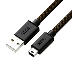 Кабель GreenConnect PROF 3.0m USB 2.0, AM/mini 5P, черно-прозрачный (GCR-50798)