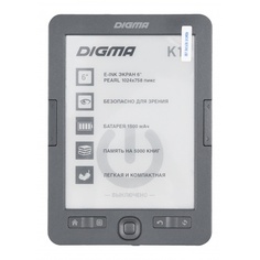 Электронная книга Digma K1 темно-серый