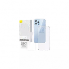 Чехол Baseus Corning Series для iPhone 13 Pro + защитное стекло 2шт Transparent/прозрачный (P60112201201-01)