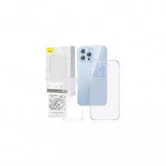 Чехол Baseus Corning Series для iPhone 13 Pro Max + защитное стекло 2шт Transparent/прозрачный (P60112201201-02)