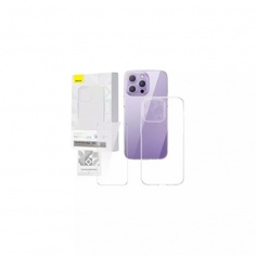 Чехол Baseus Corning Series для iPhone 14 Pro Max + защитное стекло 2шт Transparent/прозрачный (P60112202201-03)