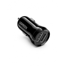 Автомобильное зарядное устройство UGREEN ED018 (50875) Dual USB Car Charger черный