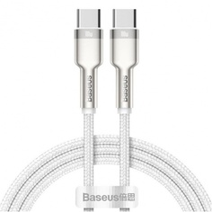 Кабель Baseus Cafule Series Type-C - Type-C 100W 1m White CATJK-C02