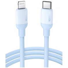 Кабель UGREEN US387 (20313) USB-C to Lightning Silicone Cable. 1 м. темно-синий