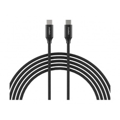 Кабель Choetech для передачи даных и зарядки USB-C 3.1 GEN2 100Вт, 4К, 10Гбс, 2м черный (XCC-1007)