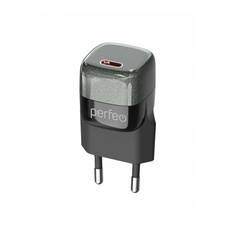 Сетевое зарядное устройство Perfeo i4650 GaN 20W black