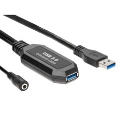Кабель VCOM USB2.0-repeater, удлинительный активный <Am-->Af> 15м VCOM <VUS7049-15M>