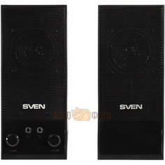 Колонки Sven SPS-604 2.0 черный 4Вт