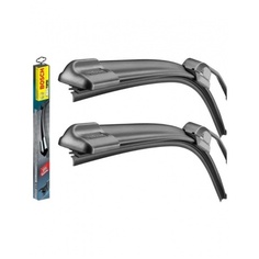 Щетка стеклоочистителя комплект BOSCH Aerotwin Multi-Clip AM466S, 650 мм / 380 мм, бескаркасная, 2шт, 3397007466