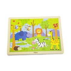 Пазл "Сафари"24 детали в пленке VG50198 Viga