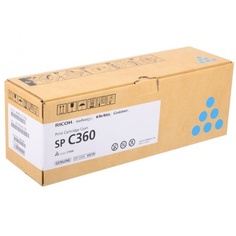 Принт-картридж тип SP C360X голубой (9K, только для МФУ) Ricoh SP C361SFNw
