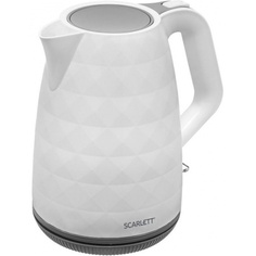 Чайник электрический Scarlett SC-EK18P49 1.7л. 2200Вт белый/серый (корпус: пластик)