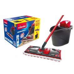 Набор для уборки VILEDA УЛЬТРАМАКС швабра с телеск.ручкой+ведро с отж