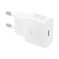 Сетевое зарядное устройство Samsung 25W USB Type-C, white (EP-T2510NWEGRU)