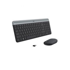Набор клавиатура+мышь Logitech MK470 Slim Wireless Combo Graphite