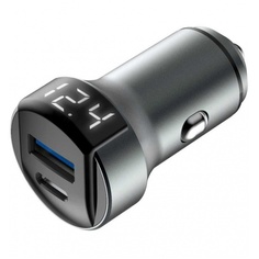 Автомобильное зарядное устройство Olmio 040231 2USB, 36W, 6A, QuickCharge3.0, PowerDelivery