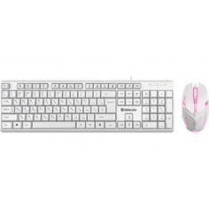 Набор клавиатура + мышь Defender LINE MOTION C-977 RU WHITE (45977)