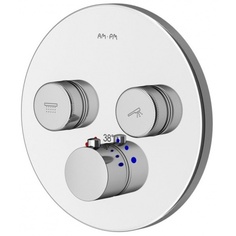 Смеситель для 2 потребителей с термостатом AM.PM Inspire V2.0 F50A85700, монтируемый в стену, х Am.Pm.