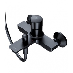 Смеситель для ванны с душем AM.PM X-Joy TouchReel F85A10522 нажимной черный Am.Pm.