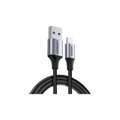 Кабель UGREEN US199 (60156) Lightning to USB-A 2.0 Cable черный